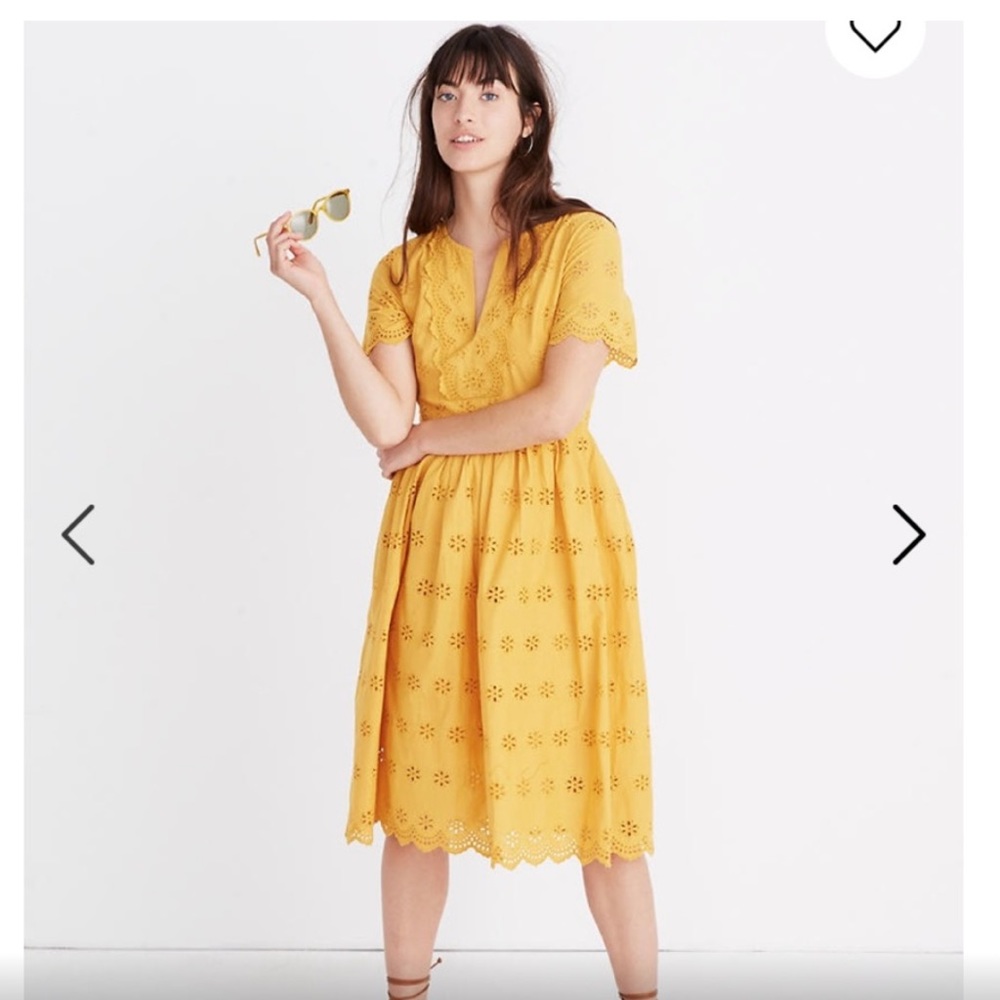 Madewell eyelet dress EUC